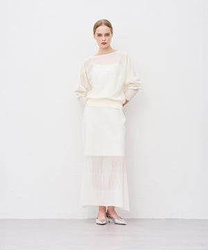 シアーニット コンビスカート