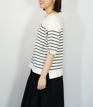 ハーフスリーブニット