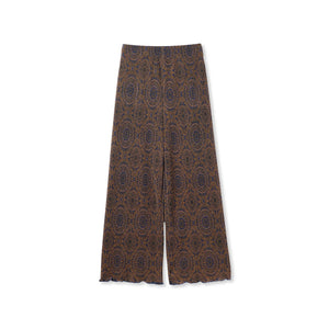 【WEB限定】オリエンタル柄クリスタルプリーツパンツ≪手洗い可能≫