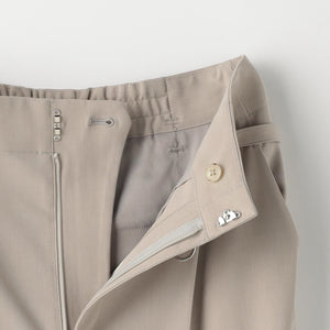 サラフール ベルト ワイド パンツ -マシンウォッシャブル・ストレッチ・UVカット-