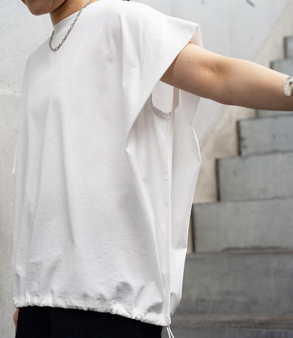 ドロストオーバーフレンチスリーブカットソー