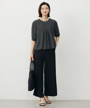 Light ジョーゼット ワイド パンツ