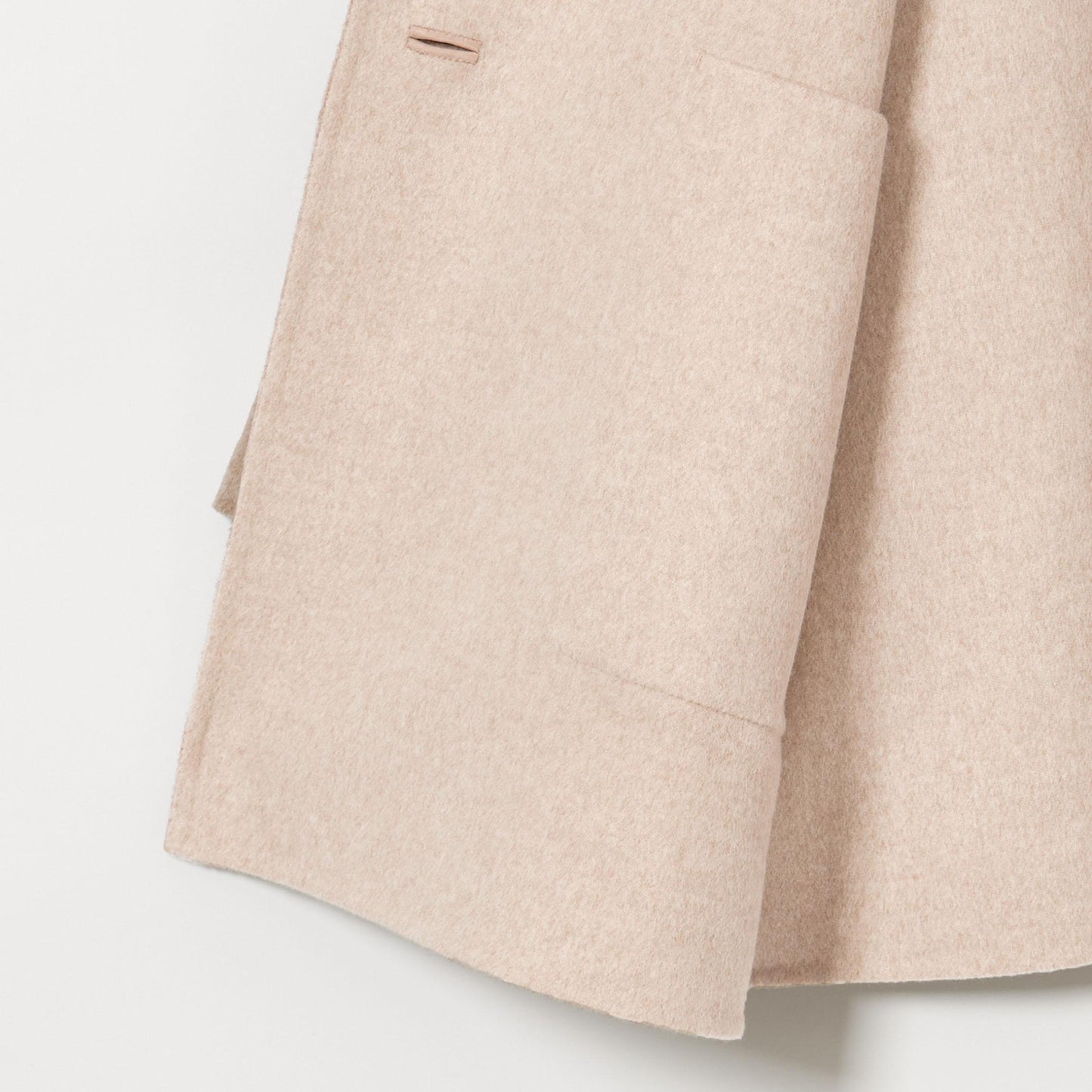 バイカラー リバー Aライン コート