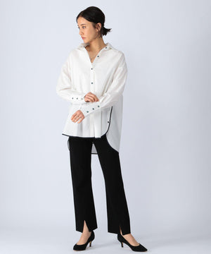 スリットパンツ