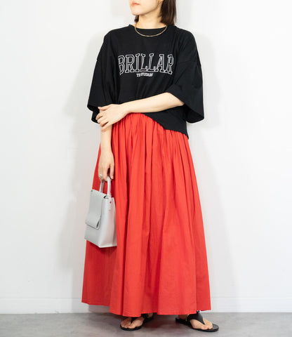 クロップドロゴTシャツ
