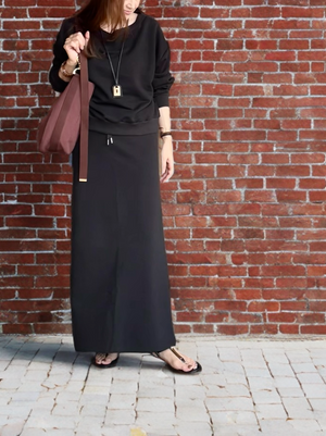 ライトスウェット ボートネックセットアップ