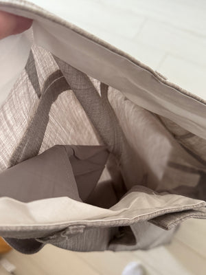 リネンワイドスラックス