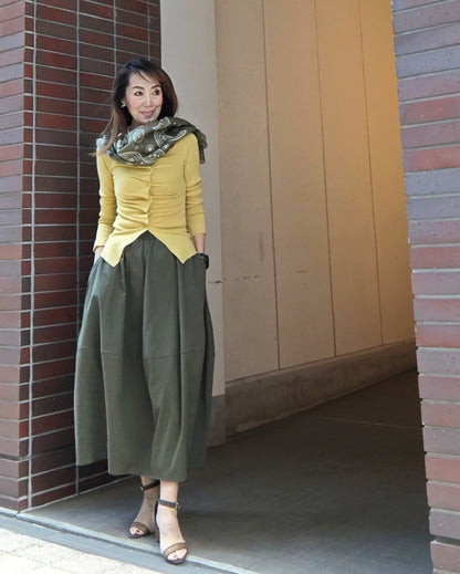 バルーンコットンスカート