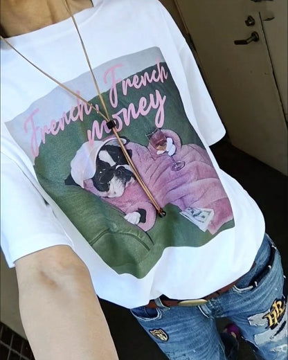フレンチブルドッグTシャツ