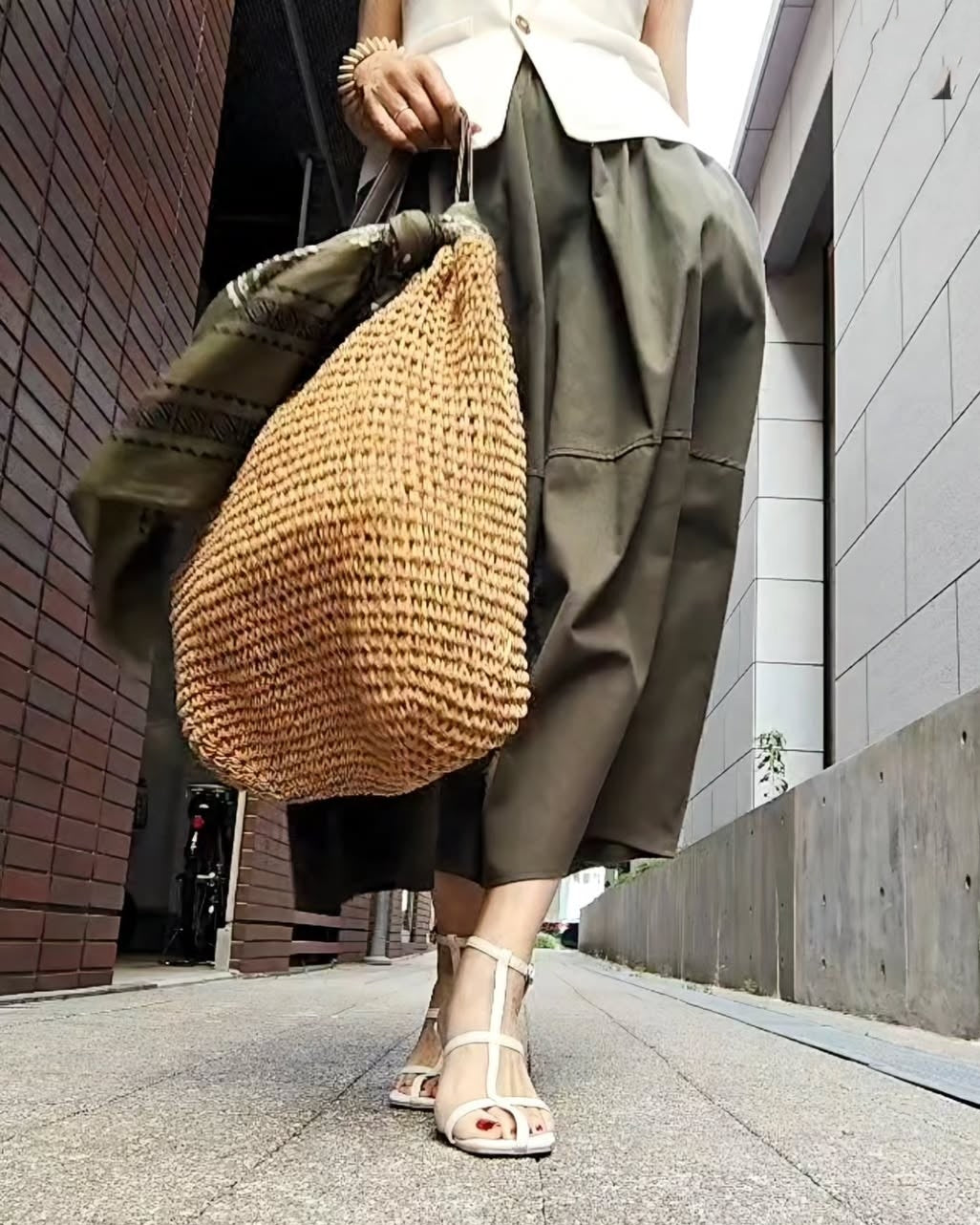 バルーンコットンスカート