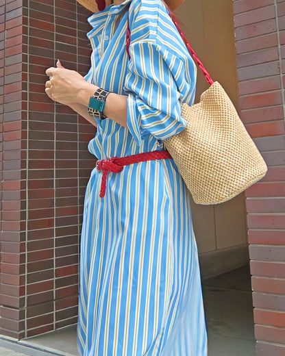 レザーメッシュベルト