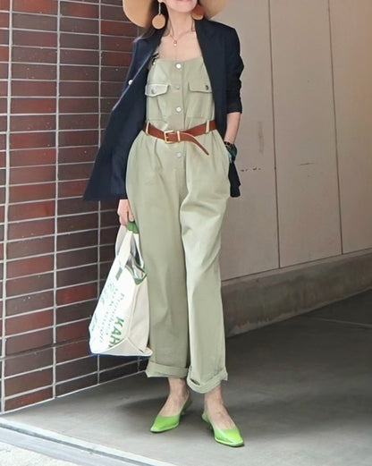 バックルレザーベルト