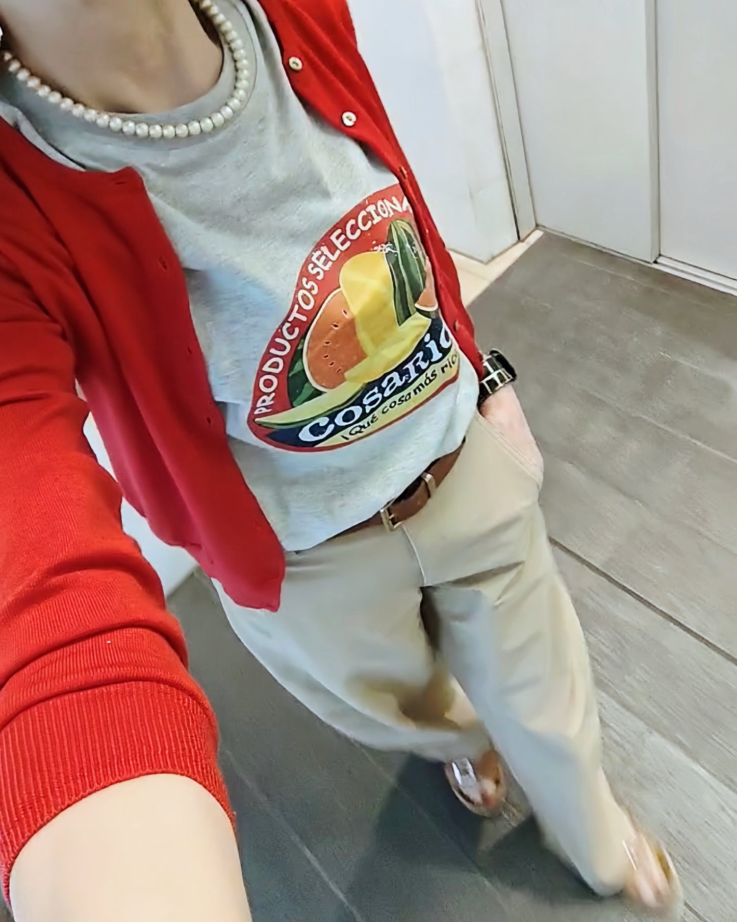 ヴィンテージタッチのスイカＴシャツ