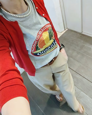 ヴィンテージタッチのスイカＴシャツ