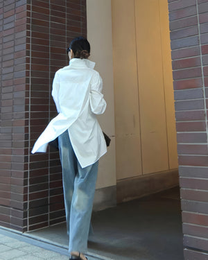 ペイントワイドハンサムデニムパンツ