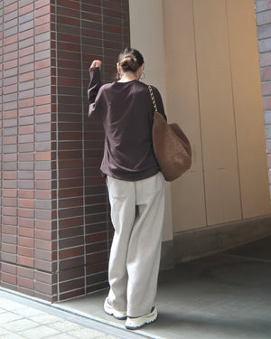 メッセージロゴオーバーサイズロンT