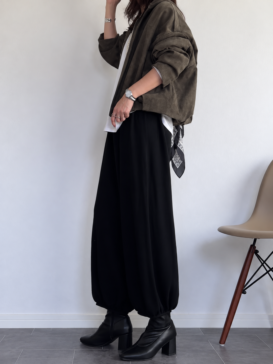 ニットバルーンパンツ
