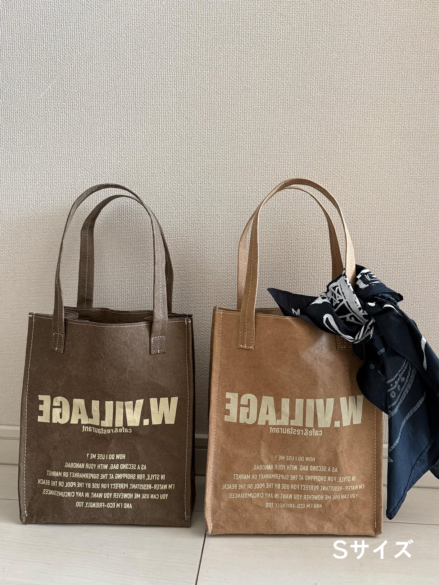 W.VILLAGE paper bag (S)