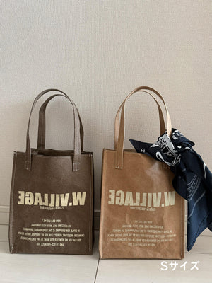 W.VILLAGE paper bag (S)