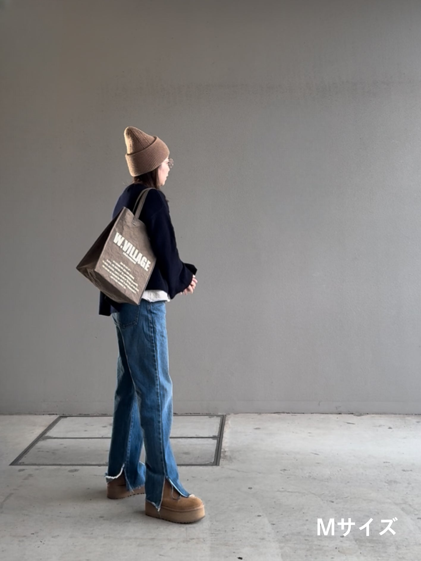 W.VILLAGE paper bag (M)