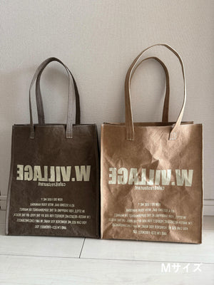 W.VILLAGE paper bag (M)