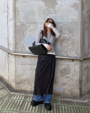 ニットホルターワンピース