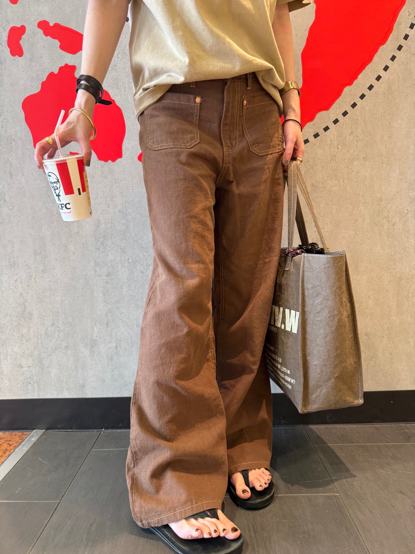 リネンポケットパンツ