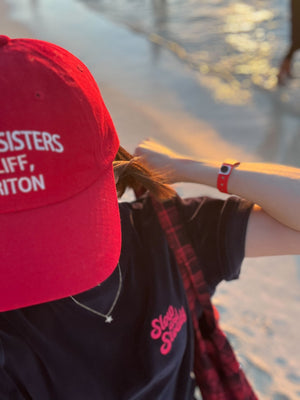 レタリング刺繍キャップ