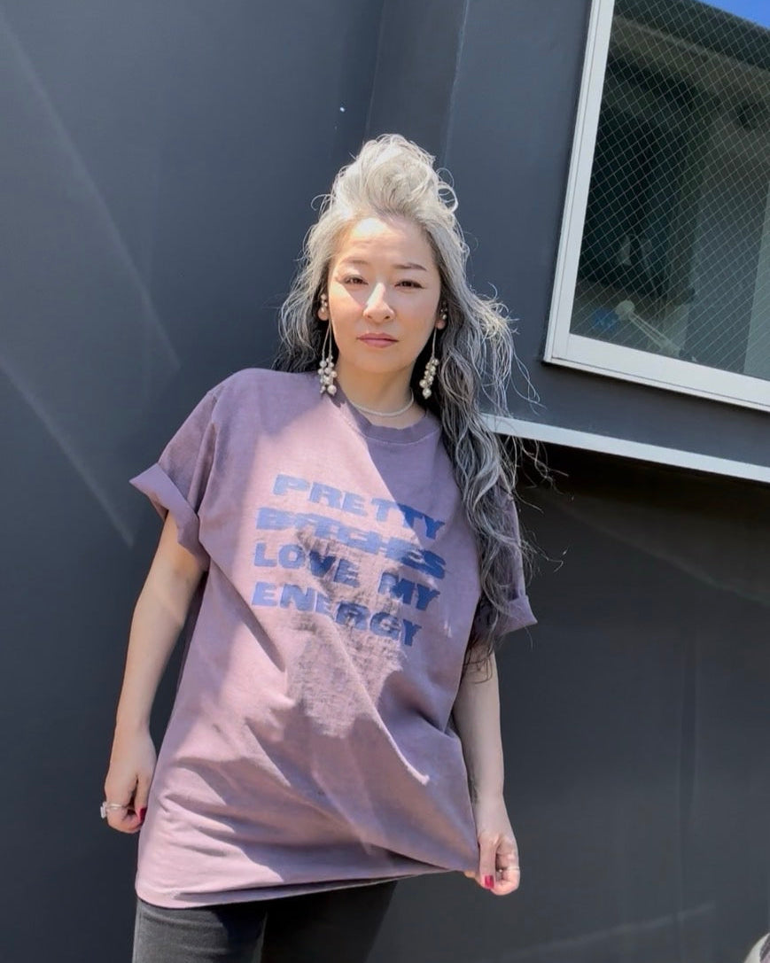 スモーキーメッセージTシャツ