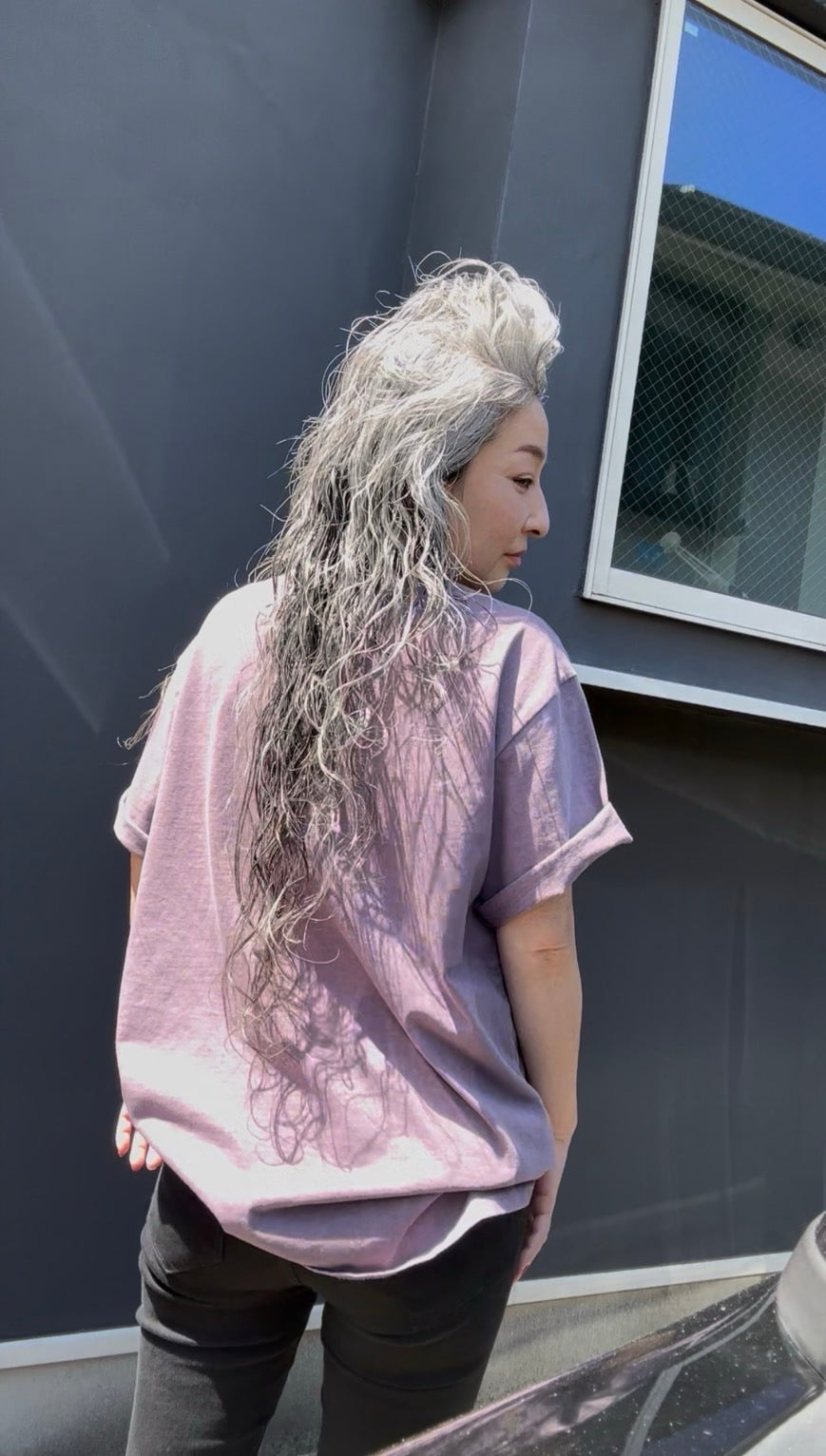スモーキーメッセージTシャツ