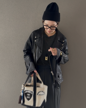 リネンボーダールーズロンT