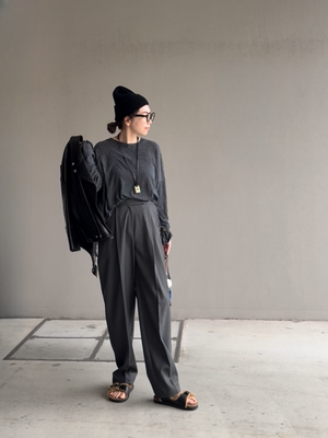 Handsome tapered slacks