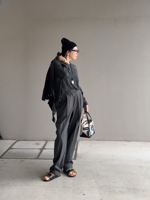 リネンボーダールーズロンT