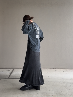 ヴィンテージウォッシュニットスカート