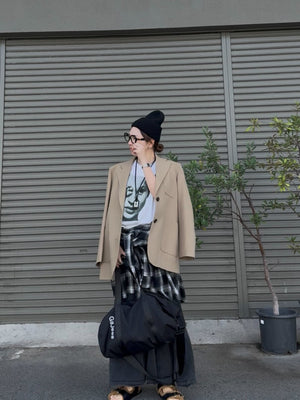 ヴィンテージウォッシュニットスカート