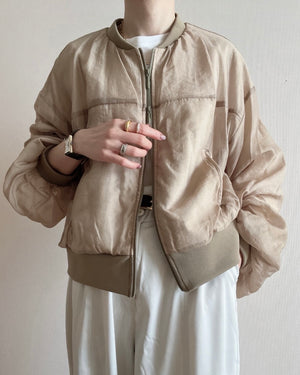 シアーポンチブルゾン