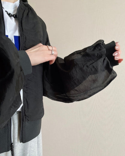 シアーポンチブルゾン