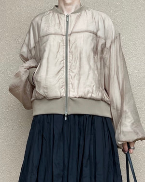 シアーポンチブルゾン