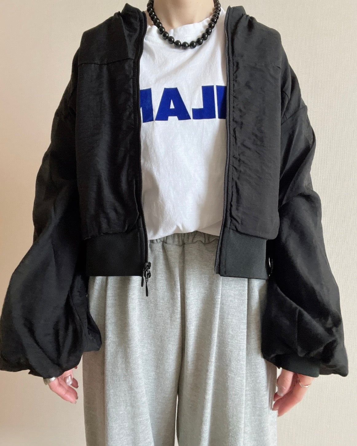シアーポンチブルゾン
