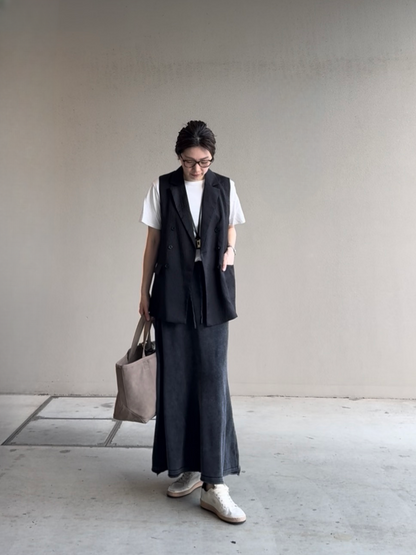 ヴィンテージウォッシュニットスカート