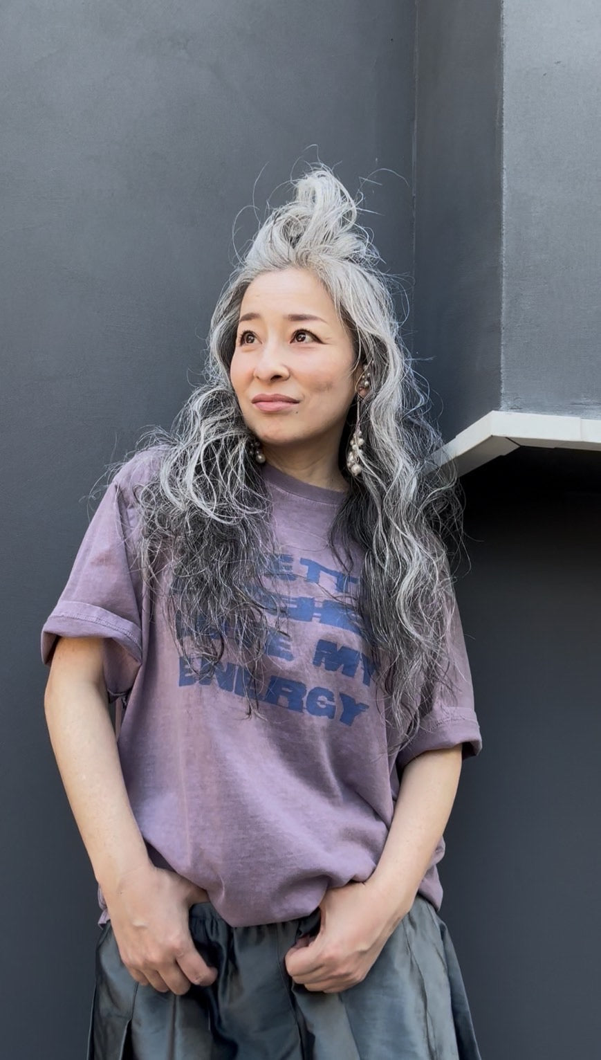 スモーキーメッセージTシャツ