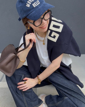 バイオウォッシュクルーネックTシャツ