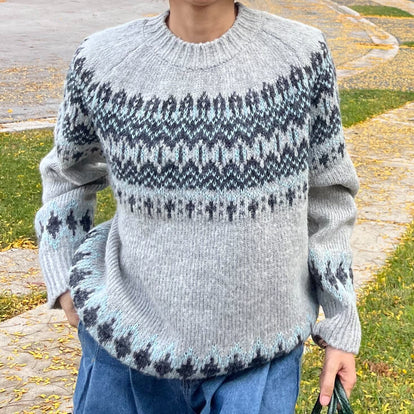 Azzurroノルディックニット – &DROBE (アンドローブ)