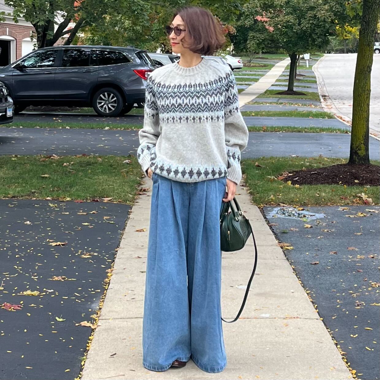 Azzurroノルディックニット