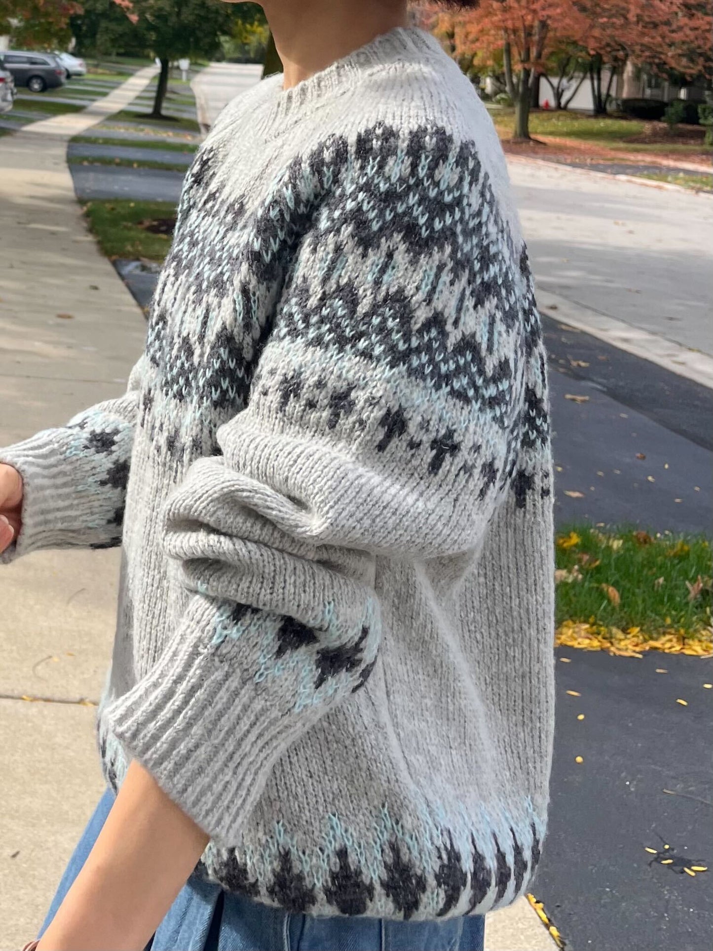 Azzurroノルディックニット