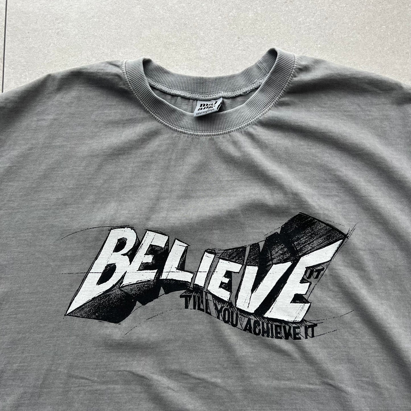 BELIEVEロゴピグメントTシャツ