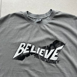 BELIEVEロゴピグメントTシャツ