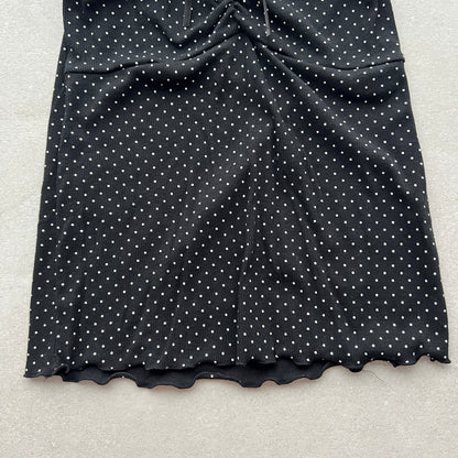 ドットリボンフリルノースリーブ