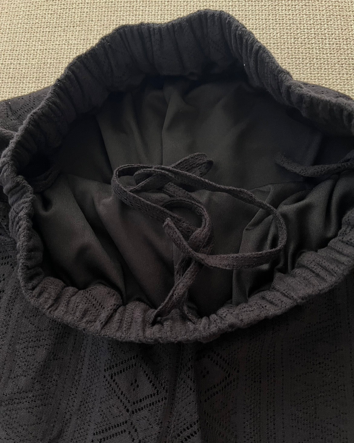 レースワイドパンツ