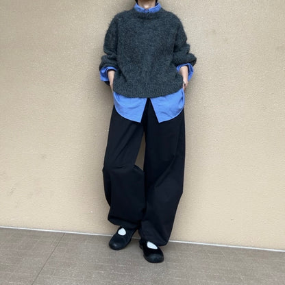ふわふわニットプルオーバー